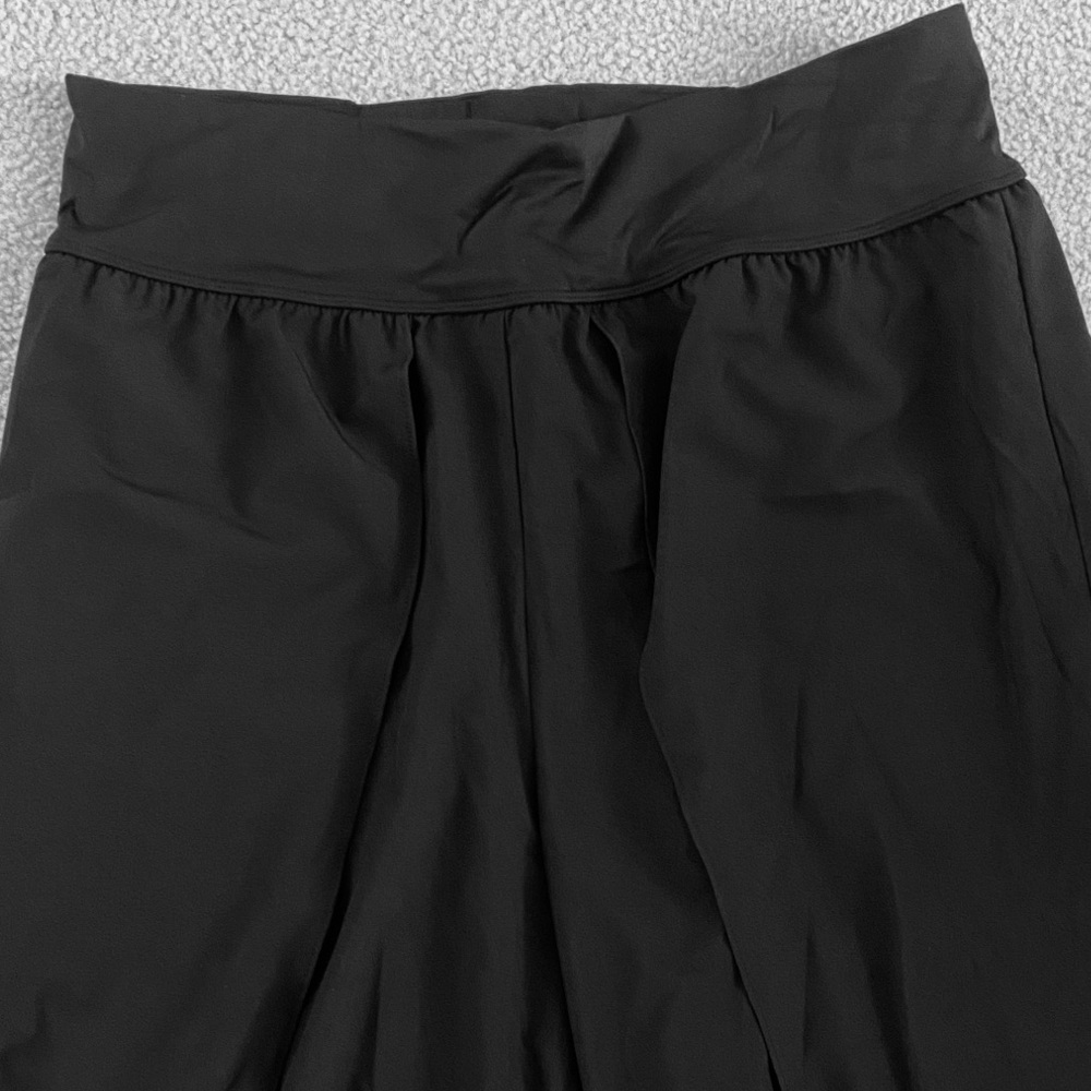 XLARGE. (PETITE). HALARA BREEZEFUL PALAZZO FLOWY RUFFLE WIDE LEG DANCE PANTS - Picture 6 of 10